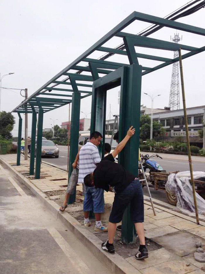 湖南省長(zhǎng)沙市望城區(qū)公交候車亭改造工程2