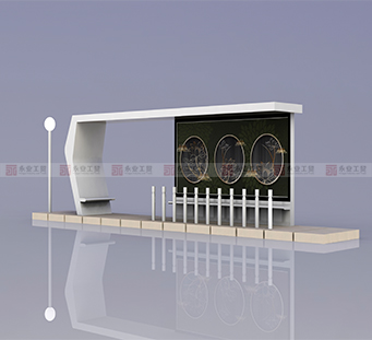 鍍鋅板候車亭 6008